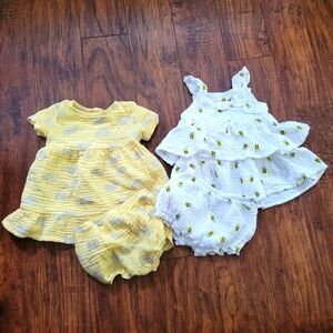 Koalababy 9 Month 2 Dresses With Matching Shorts